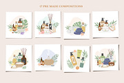 Aroma and beauty vector clipart, a Healthcare Illustration by Nadezhda Mikhailova (Thumbnail 5 of 9)