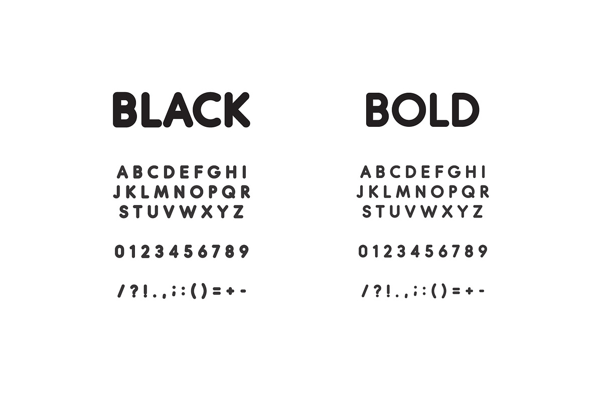 Rounded Font preview 4