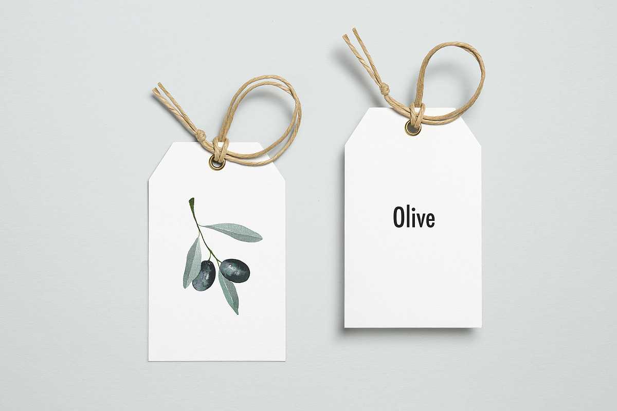 Watercolor Olives, an Illustration by Maria's little shop (Photo 2 of 7)