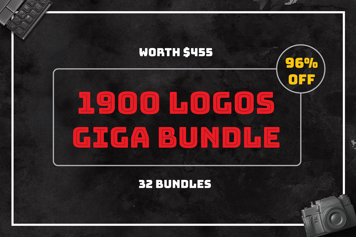 1900 Logos Giga Bundle, a Branding & Logo Template by XpertgraphicD (Photo 1 of 75)