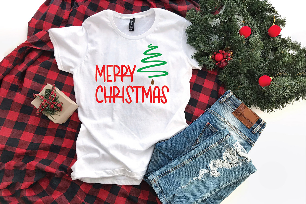 Christmas Trees SVG Cut File Bundle, an Illustration by OldMarket Designs (Photo 5 of 6)