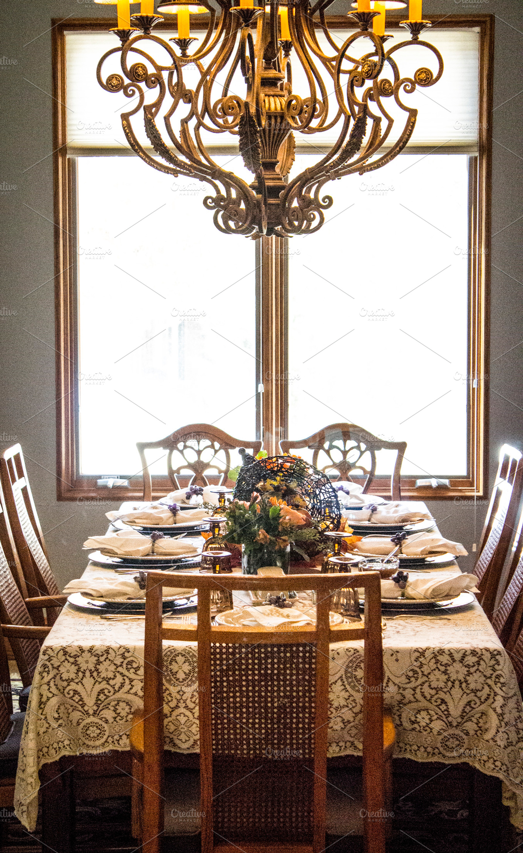 Thanks giving table stock photograph, a Holiday Photo by NiccerPhotography