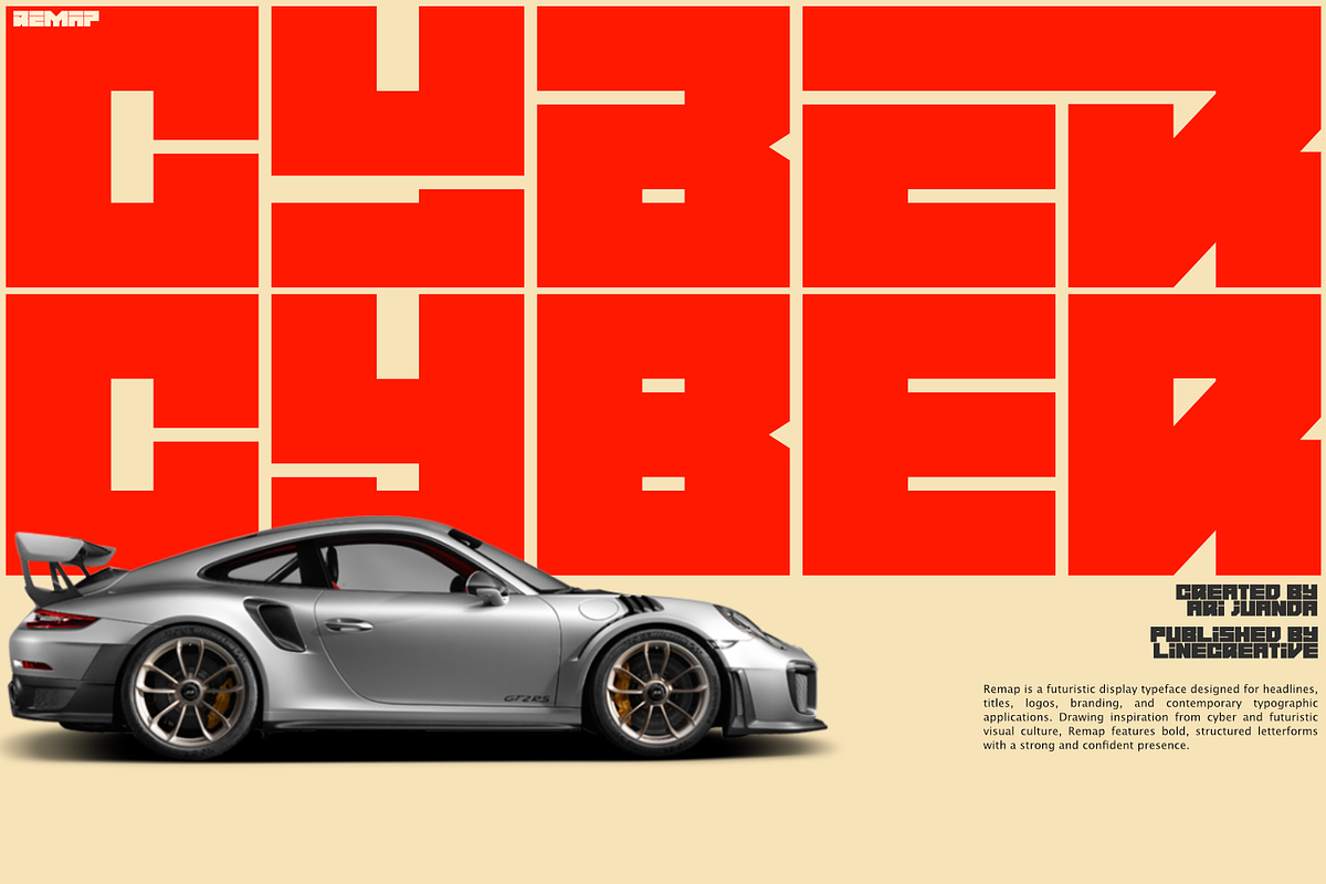 Remap a typeface, a Sans Serif Font by Linecreative (Photo 2 of 7)