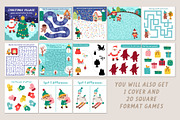 Christmas village games kit for kids, an Education Illustration by Lexi Claus (Thumbnail 11 of 15)