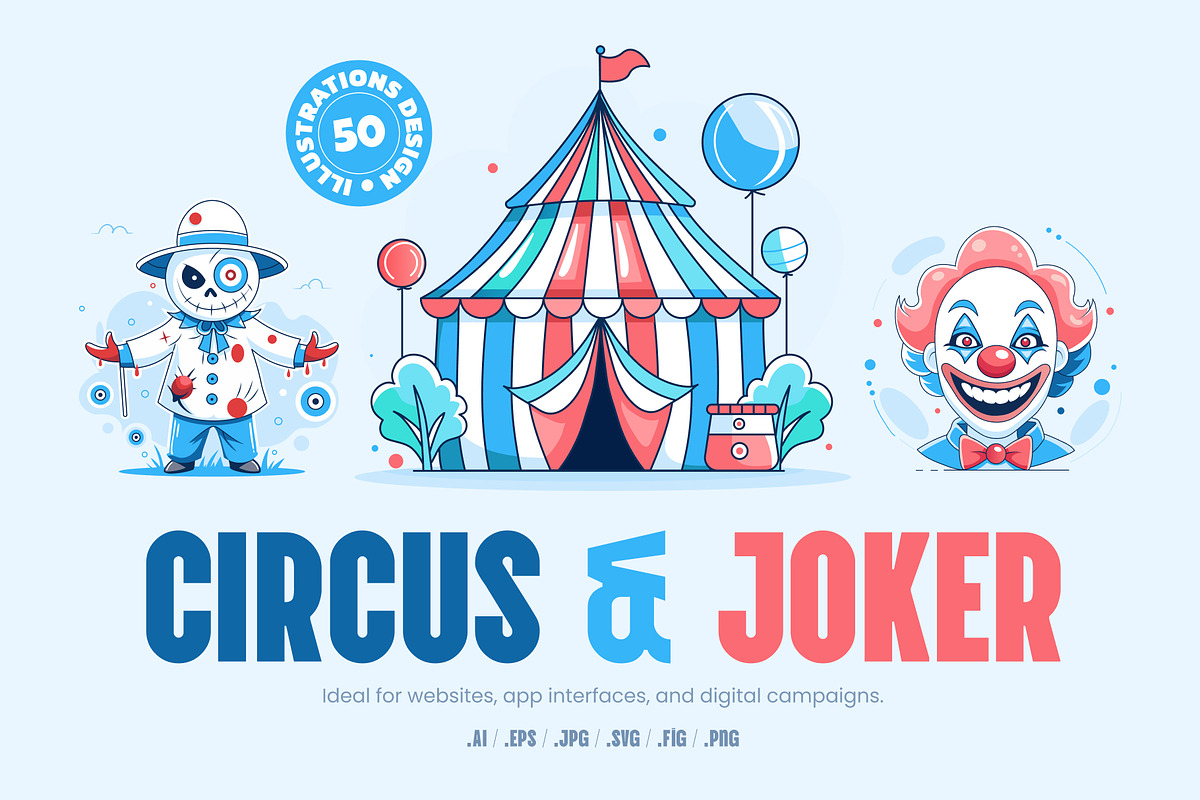 Circus Performer Illustrations, a Person Illustration by Creative Stall (Photo 1 of 8)