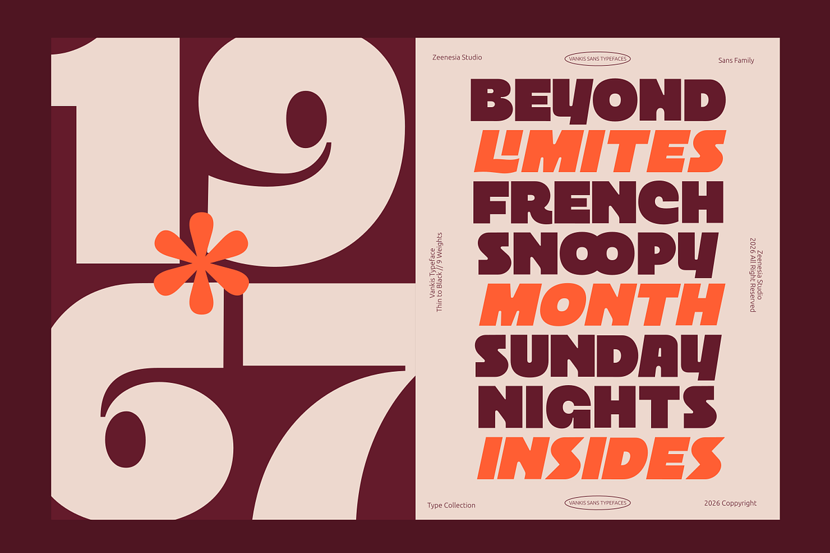 Vankis Font Family, a Sans Serif Font by zeenesia (Photo 20 of 21)