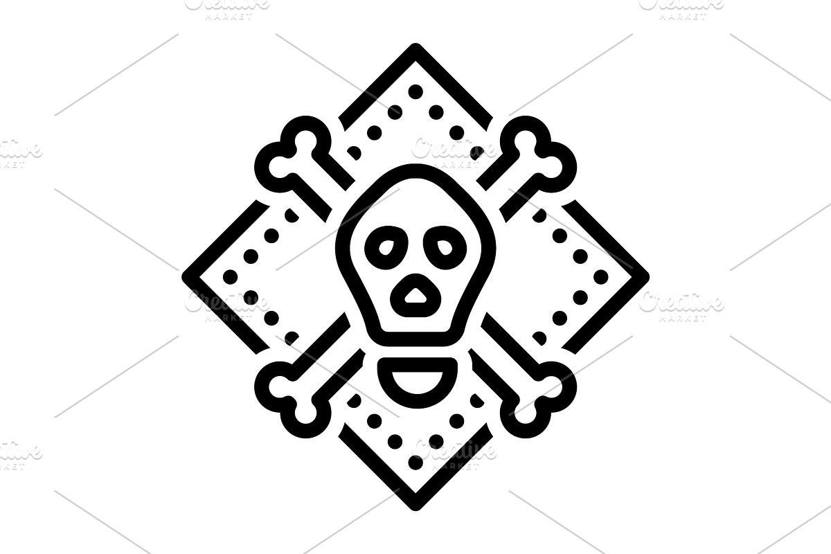 Hazards danger black icon, an Outline Icon by Creative priyanka