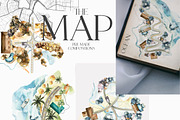 Map creator Wedding City street, a Decorative Illustration by 60secondsArt (Thumbnail 5 of 15)