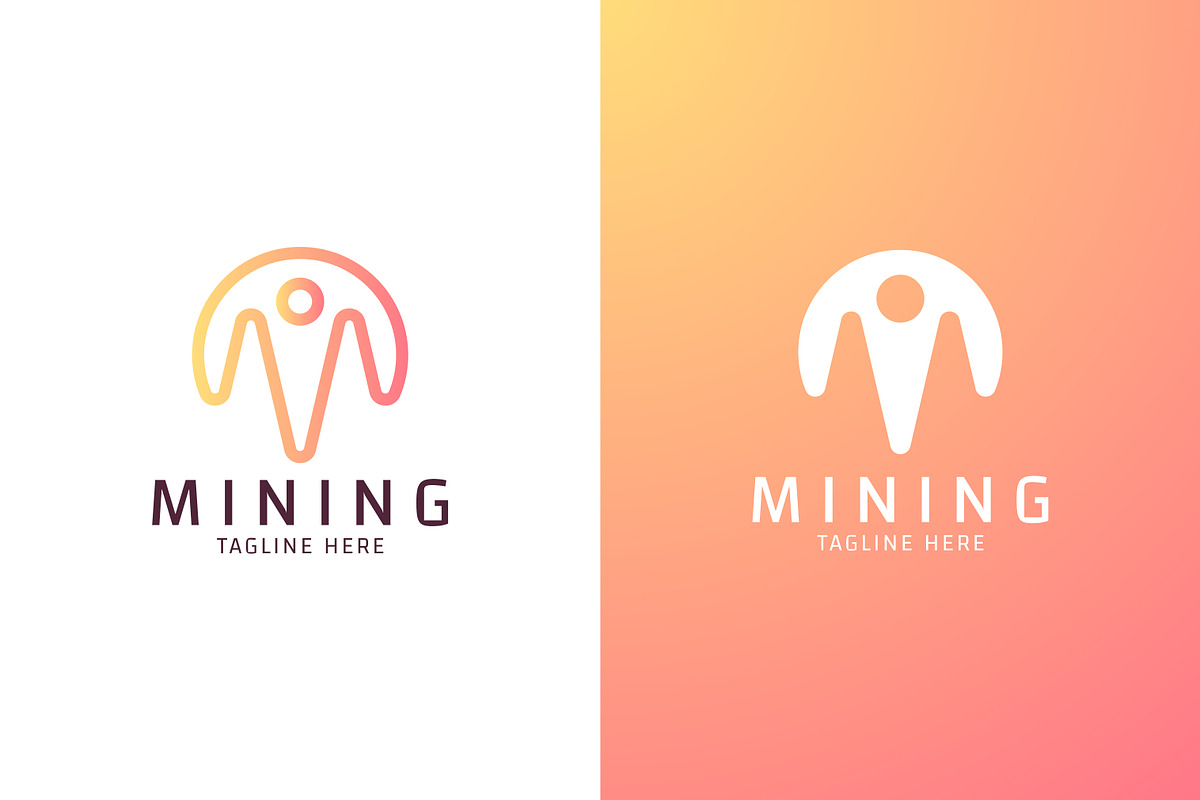 Letter M Logo Mining Industry, a Branding & Logo Template by Signatoro (Photo 3 of 3)