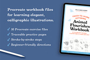 Animal Flourishes Procreate Workbook, an Animal Illustration by Molly Suber Thorpe (Thumbnail 2 of 7)