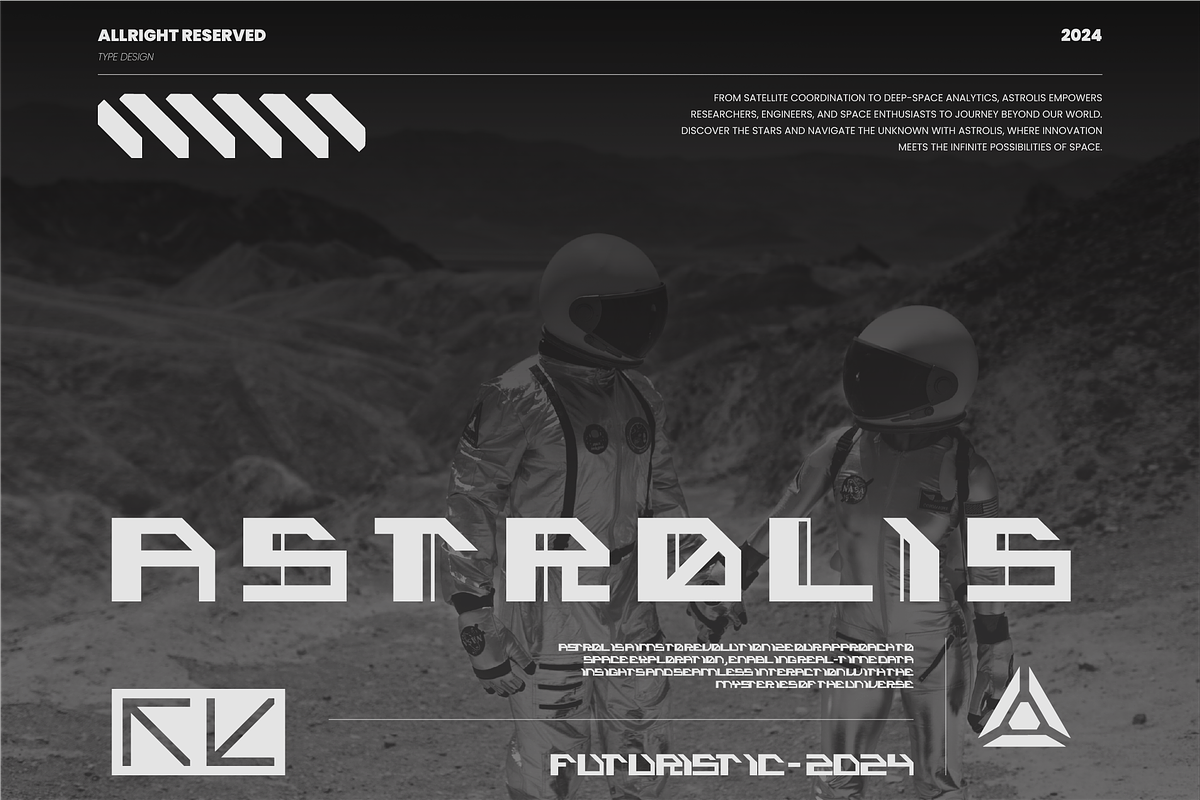 VB Nephiros - Futuristic Font, a Sans Serif Font by VALIANTBROTHA (Photo 5 of 9)