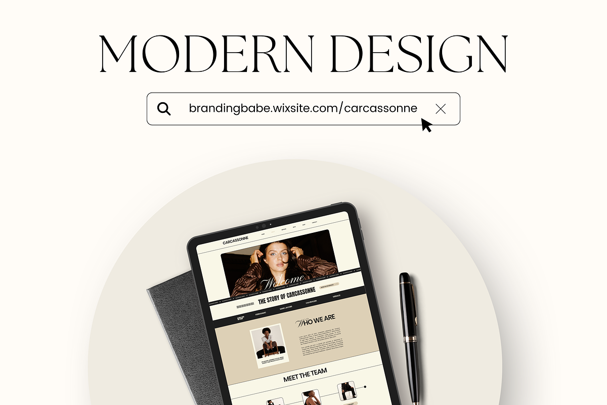 Wix Website Template Small Business, a Wix Template by Branding Babe Co. (Photo 7 of 10)