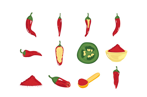 Spicy Peppers & Powder Set preview 2