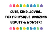 Gum Drop Pop Font, a Font by Miss Tiina (Thumbnail 4 of 5)