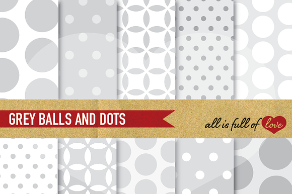 Grey Dotted Background Patterns preview 2