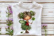Whimsical Spring Fairy Clipart, an Illustration by OK Design (Thumbnail 4 of 6)