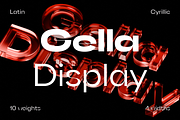 Gella Display — display sans serif, a Sans Serif Font by Slava Antipov (Thumbnail 1 of 11)
