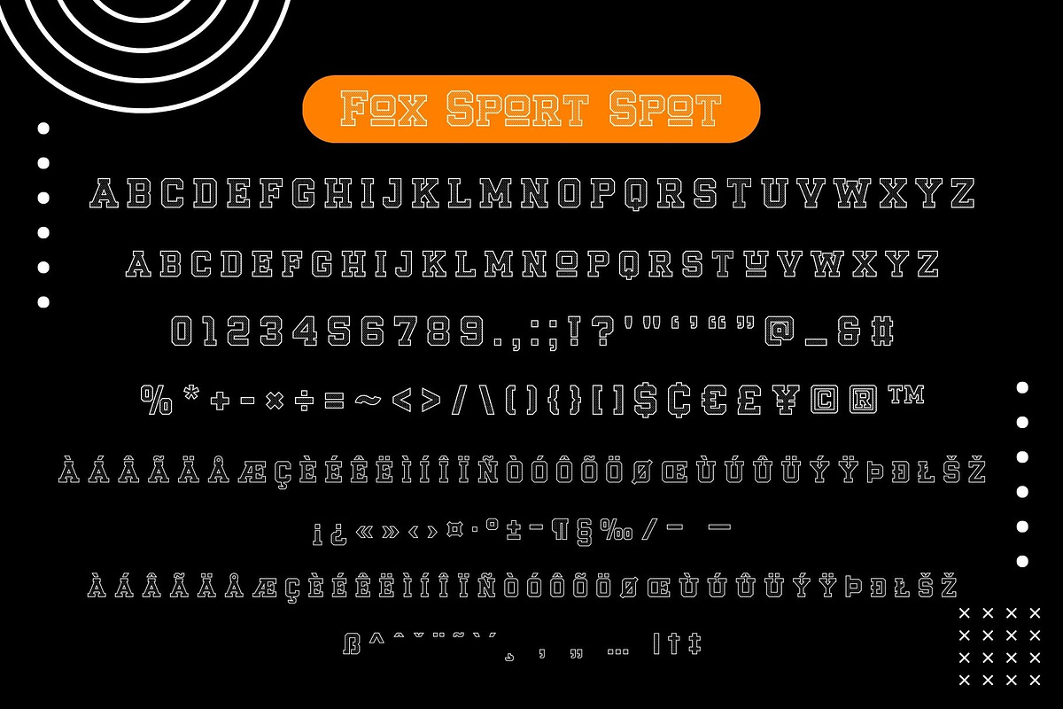 Fox Sport 6 Fonts Style, a Slab Serif Font by Fox7 By Rattana (Photo 10 of 12)