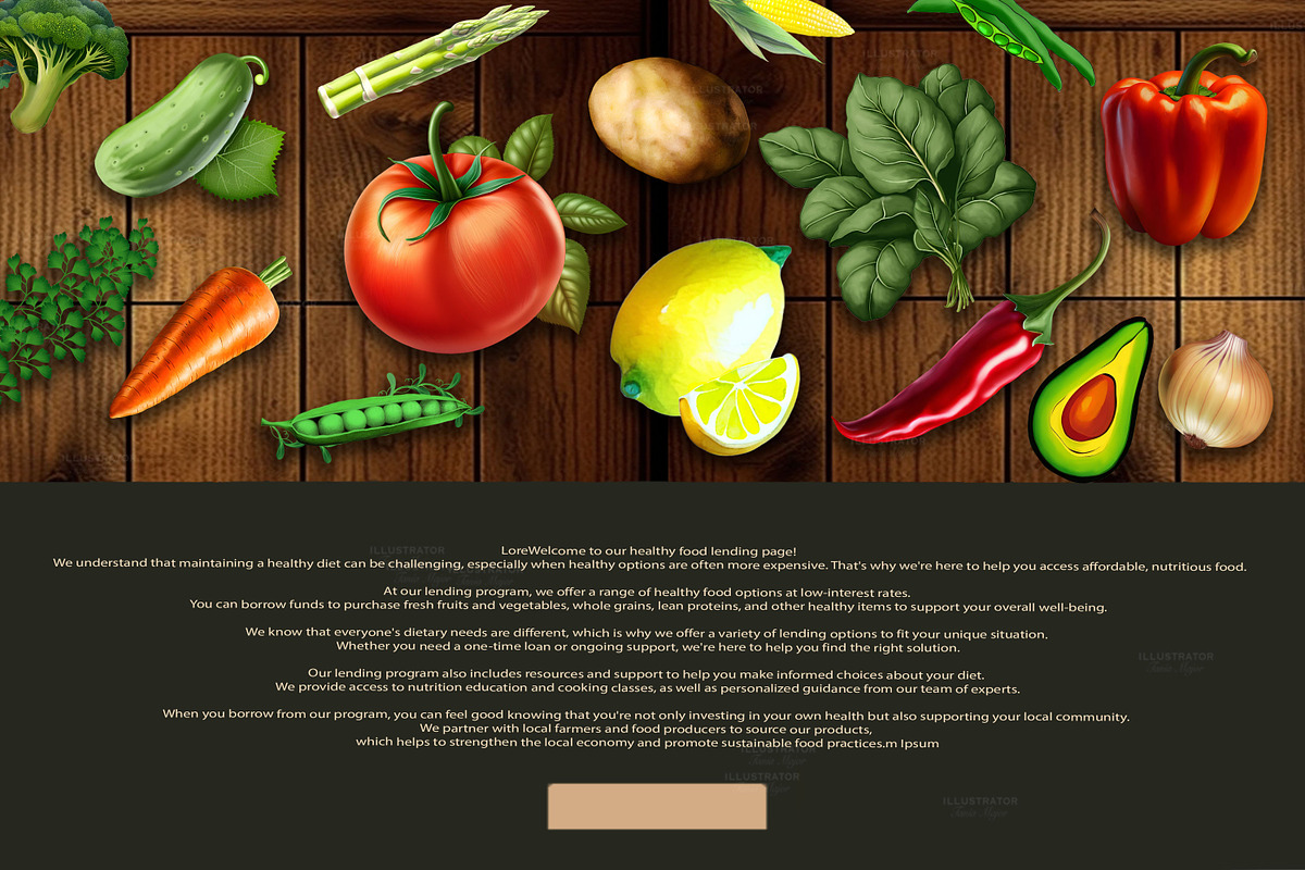Vegetables Clipart, healthy food, a Food Illustration by MajorArtTm (Photo 2 of 5)