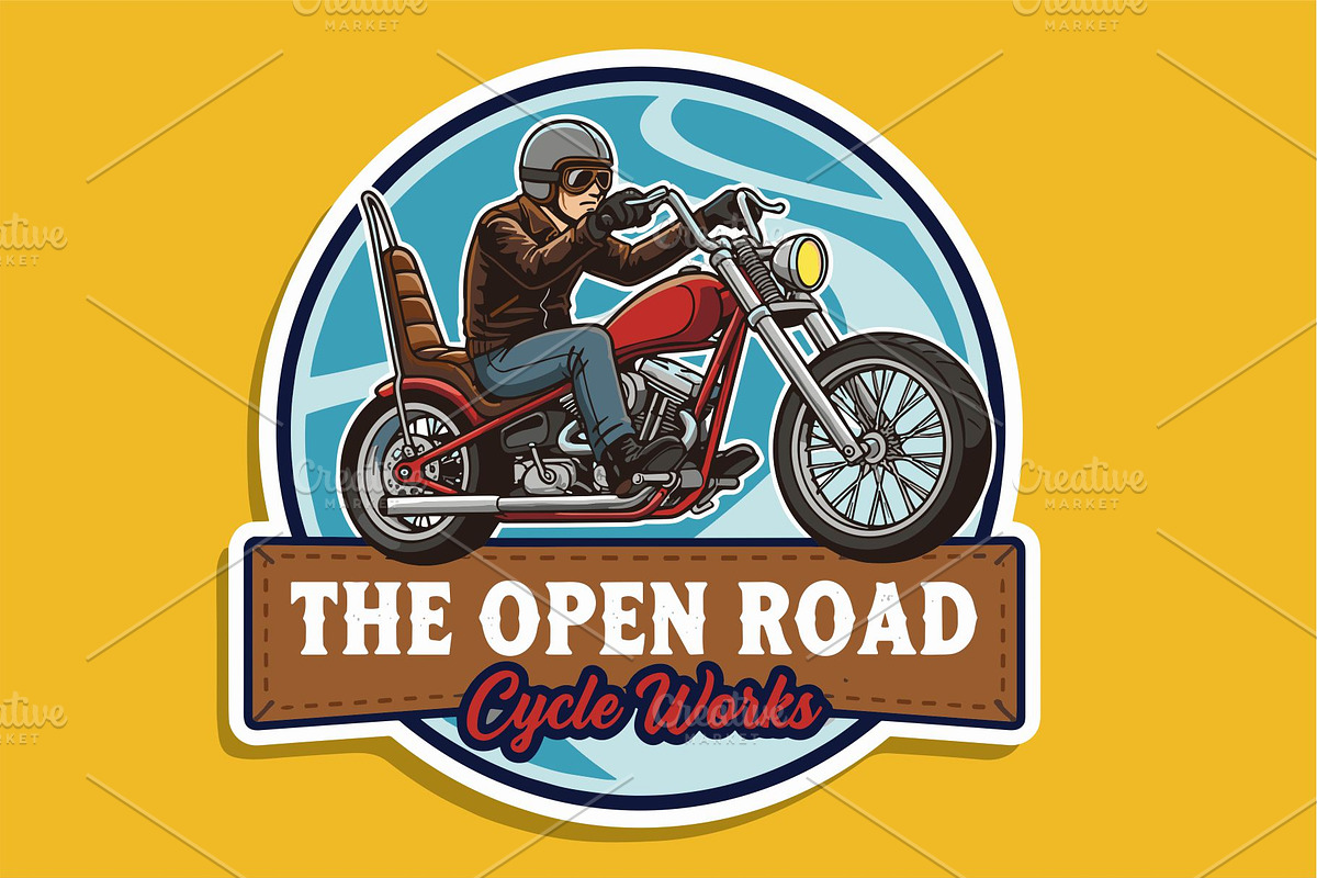 The Open Road Cycle Works, a Decorative Illustration by Izdihaar_Studio (Photo 1 of 3)
