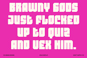 CS Gibson Drawn, a Sans Serif Font by Craft Supply Co. (Thumbnail 6 of 8)