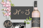 Efelious - floral monogram set, an Object Graphic by Euonia Meraki (Thumbnail 11 of 12)
