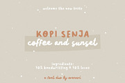 Kopi Senja Font Duo, a Font by Orenari (Thumbnail 1 of 18)