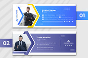 Modern Email Signature Template, a Templates & Theme by pixelcreatx (Thumbnail 1 of 9)