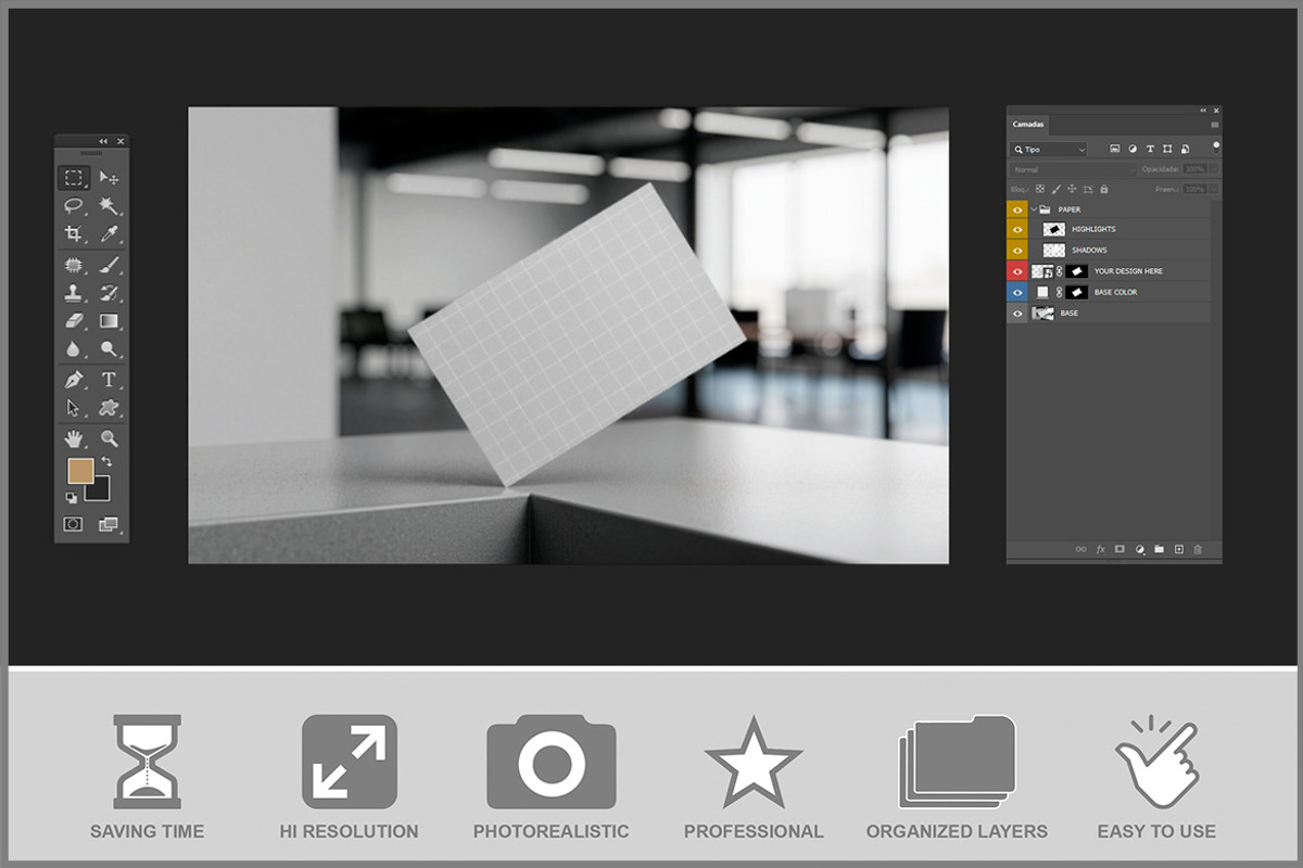 Business Card PSD, a Product Mockup by Bruno's Shop (Photo 2 of 3)