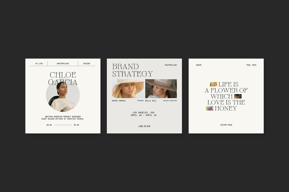 Heaven Social Media Pack Canva PS, a Social Media Template by Feel This