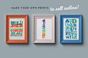 Drag & Drop WoodType for Illustrator, a Shape Add-On by Ian Barnard (Thumbnail 4 of 8)