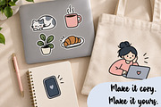Cozy Lifestyle Illustration Set, an Object Illustration by OREHOVKA (Thumbnail 4 of 4)