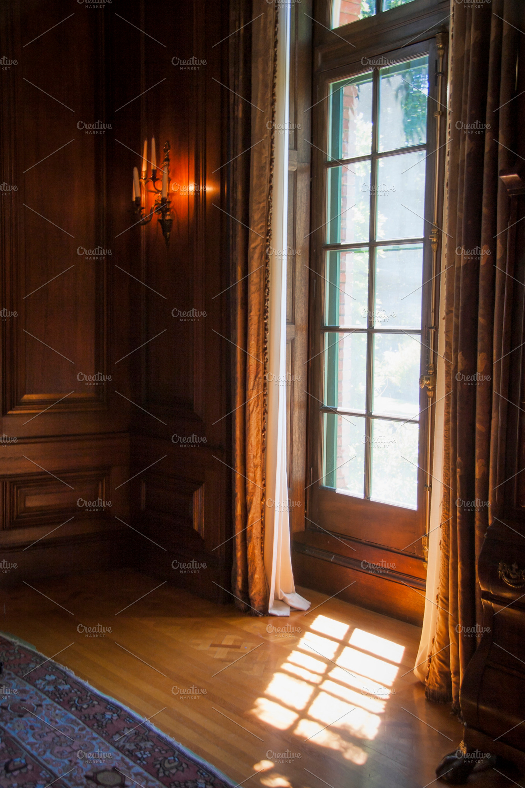 Sun Through Estate Window (Photo), an Architecture Photo by Tien Frogget