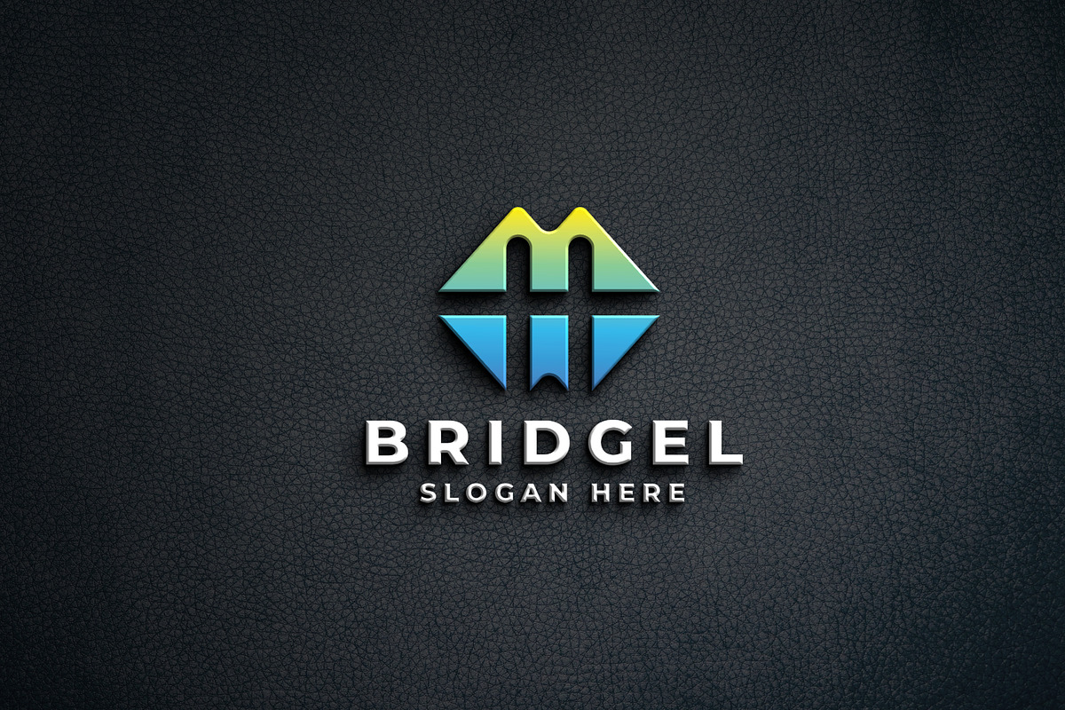 Abstract Modern Bridge Logo