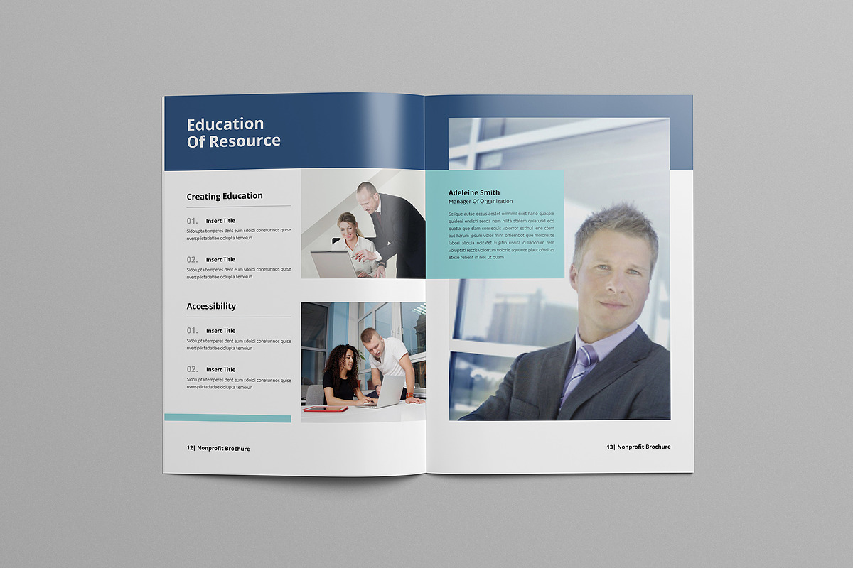 Nonprofit Brochure | Canva & Word preview 7