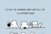 The Cat and Coffee Signature, a Food Illustration by The Journey Atelier (Thumbnail 3 of 15)