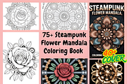 Steampunk Flower Mandala, a Decorative Illustration by Ink Gallery (Thumbnail 1 of 4)