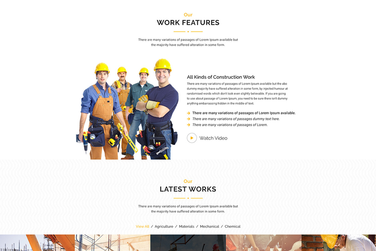 MADIND - Construction Template, a HTML Template by THESOFTKING (Photo 3 of 3)