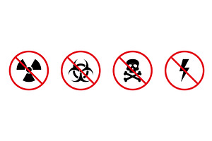 Toxic Bio Hazard Waste Sign, an Object Illustration by Vector Creator