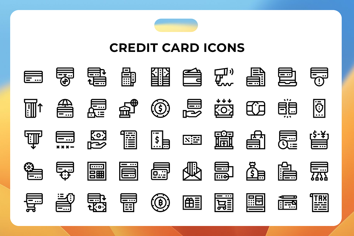 Credit Card Icons, a Duotone Icon by Wencory (Photo 1 of 3)
