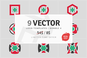 9 Vector Logo Elements - Bundle 04