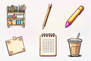 Summer Planner Clipart, an Illustration by CreationArt (Thumbnail 8 of 9)