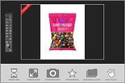 Candy Package Mockup, an Advertising Mockup by Bruno's Shop (Thumbnail 2 of 3)