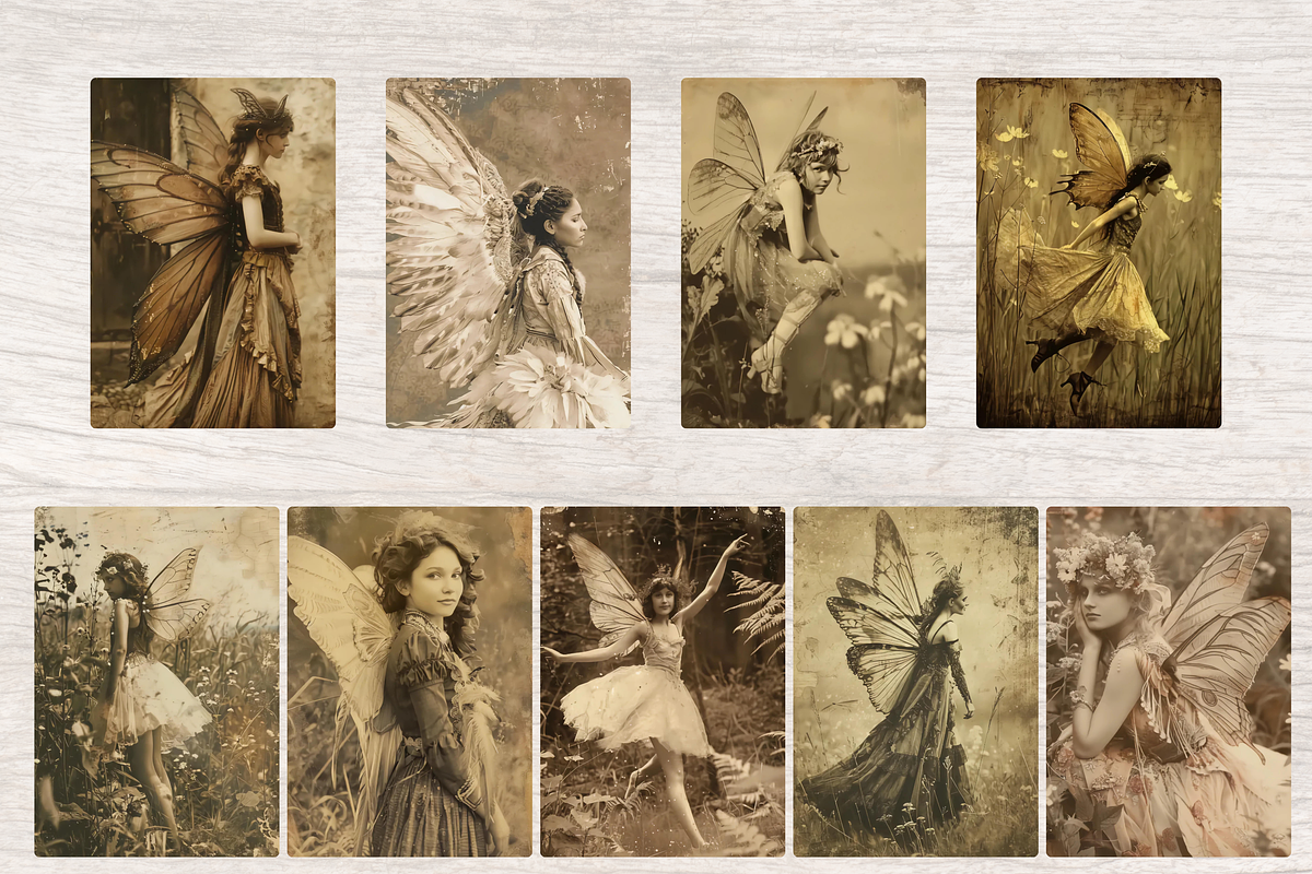 REALISTIC FAIRIES JUNK JOURNAL KIT, a Person Illustration by Daring Digies (Photo 5 of 7)
