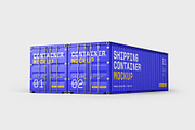 Shipping Container Mockup Set, a Packaging Mockup by mockupatelier (Thumbnail 12 of 12)