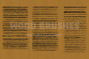 Wood brushes drawn by hand, a Brush Add-On by Guerillacraft (Thumbnail 3 of 5)