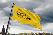 Flag Mockup, a Product Mockup by mockupbuys (Thumbnail 6 of 17)