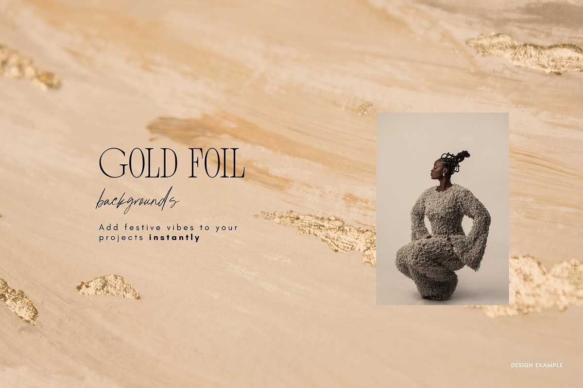 Gold Foil Christmas Backgrounds, a Background Graphic by eclosque (Photo 14 of 25)