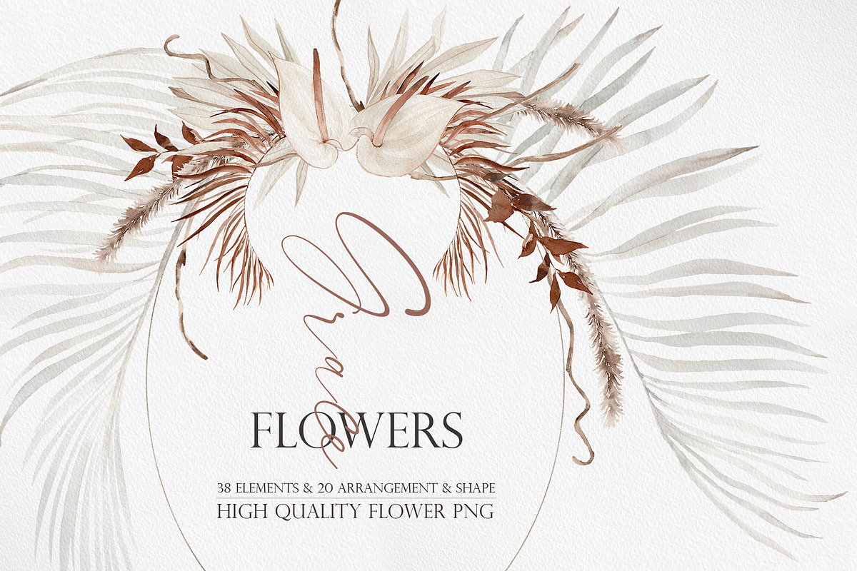 Watercolor flower - Grace flowers, an Illustration by Beigetime (Photo 1 of 13)