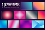 Vibrant Pixelated Gradient Backgroun, a Background Graphic by Pitchlook.Studio (Thumbnail 2 of 3)